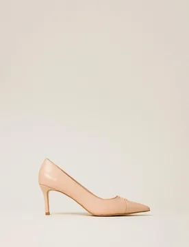 Twinset Escarpins moyens en cuir - TWINSET - FashionsVida