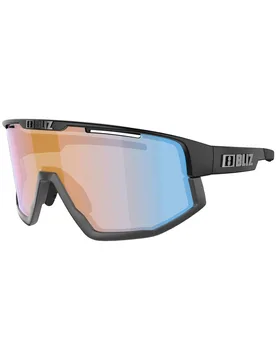 Vielseitige Sonnenbrille Vision Matt Black Grey Nano Optics Nordic Light Coral Orange Blue schwarz - Bliz - FashionsVida