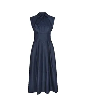 Guess Midikleid azul oscuro S - Guess - FashionsVida