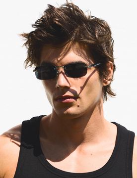 Lunettes De Soleil Sans Monture M Noir