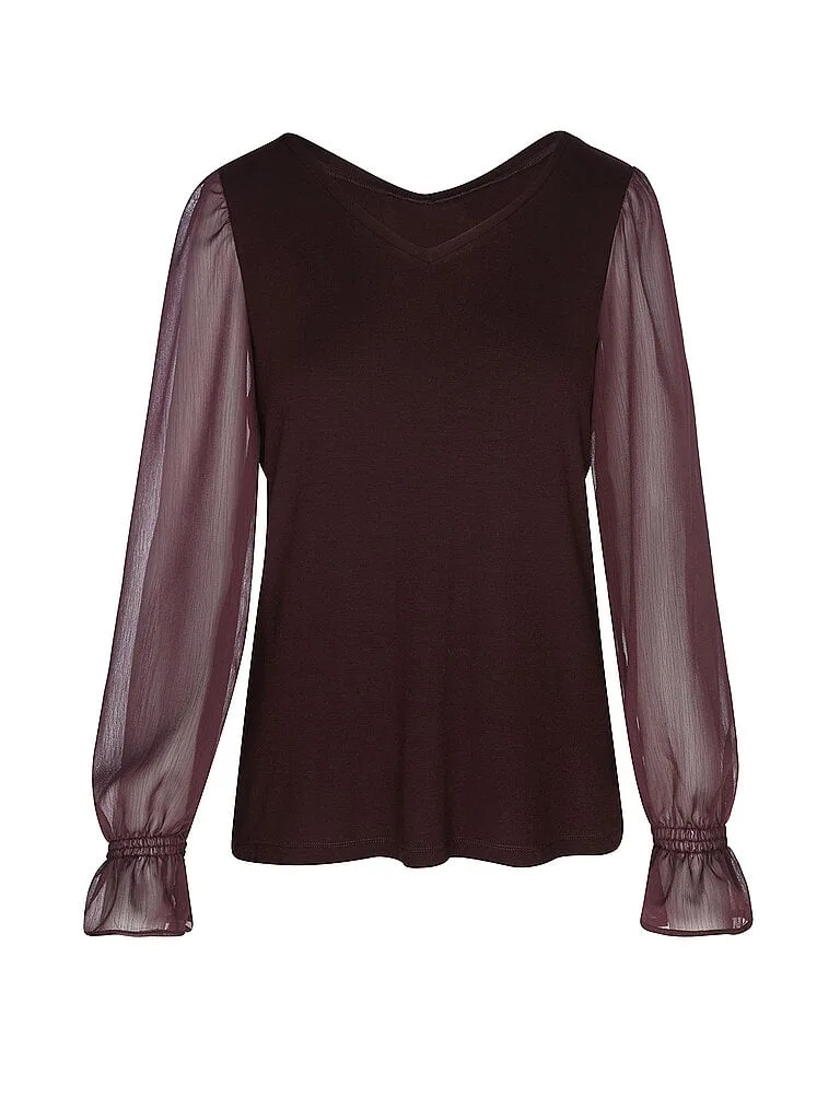 Trachtenshirt FULDA dunkelrot 36 damen - Wenger - FashionsVida
