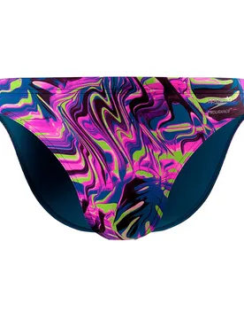 Printed Swimming Brief Techno Jungle-Orchid Shine 38 Men - Speedo - FashionsVida
