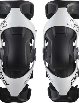 Ginocchiere Moto Tecniche Pod MX K4 V2 Bianco Nero taglia M/L