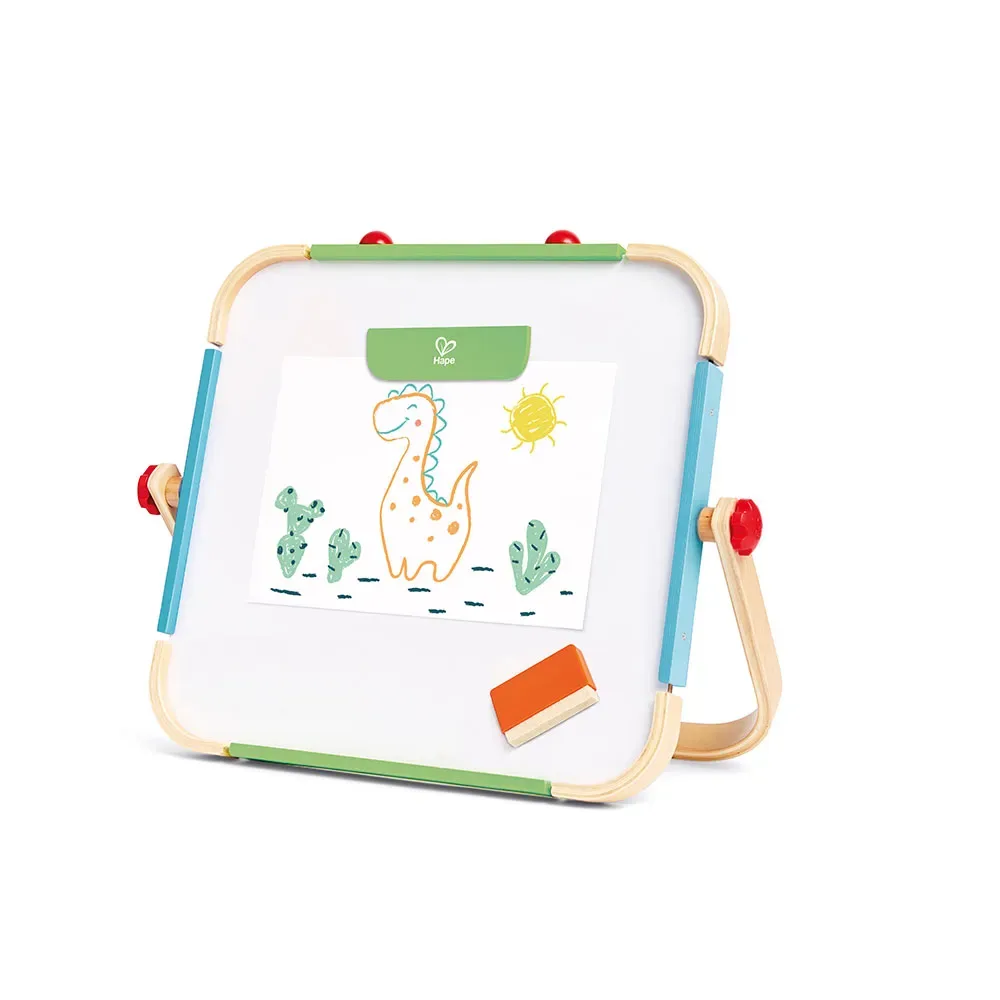 Lavagna Bianca Reversibile Portatile - Hape - FashionsVida