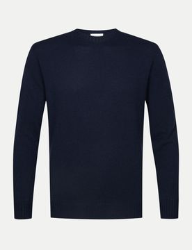 PROFUOMO Feinstrickpullover Blau M