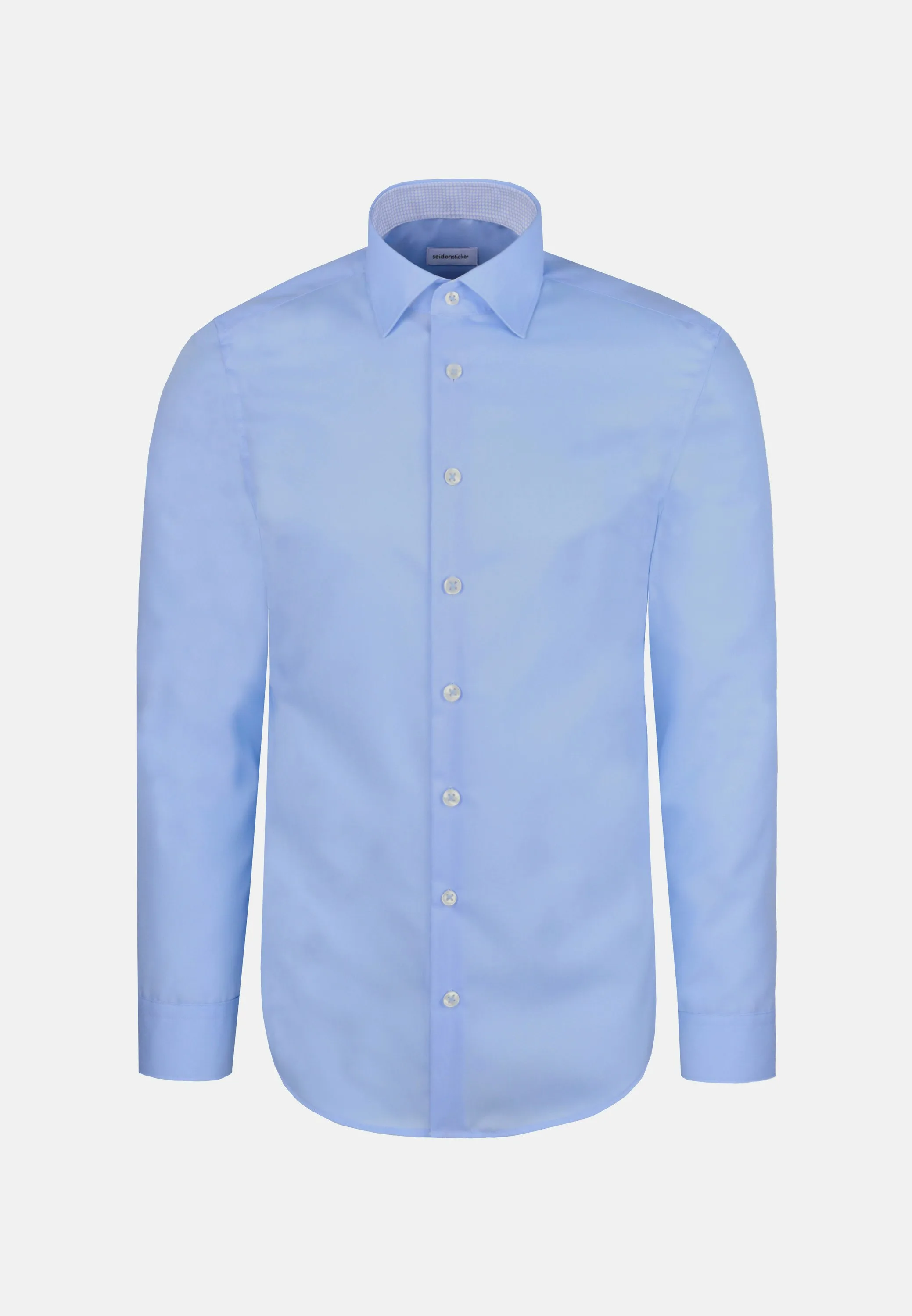 Slim Business Hemd Uni Blau 45 - Seidensticker.com - FashionsVida