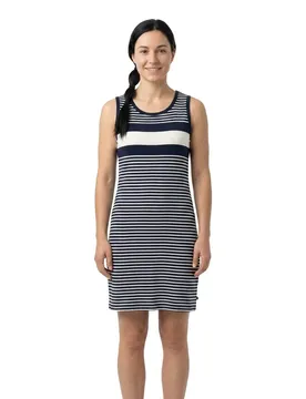 Vestito Midi Senza Maniche Natalia Sr Navy / Pearl L