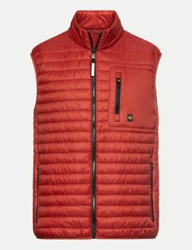 Steppweste mit Brusttasche Rot L