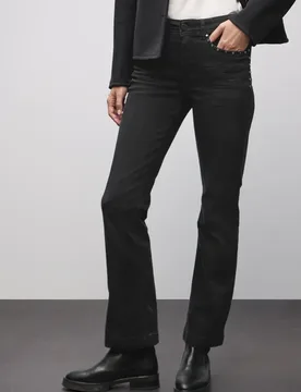 Bootcut Jeans mit Nieten female Schwarz - Street One - FashionsVida