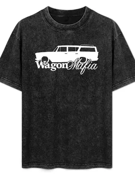 WAGON MAFIA - for Lowered 1960 Rambler classic station wagon enthusiasts T-Shirt Simple Print Design T-Shirt - Aliexpress - FashionsVida