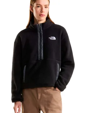 W tnf fleeski 1/4 zip po forro polar mujer Negro (M) - The North Face - FashionsVida