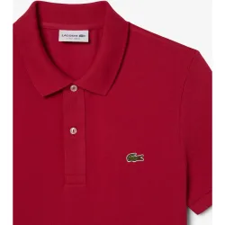 Polo de hombre de piqué de corte ajustado de manga corta