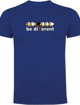 T-shirt à Manches Courtes Be Different Ski Royal Blue XL - Kruskis - FashionsVida