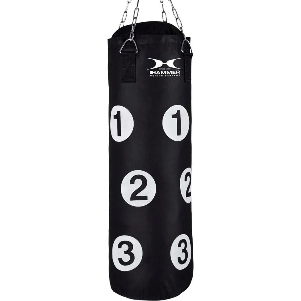 Saco de boxeo Sparring con números 80x30 cm - HAMMER - FashionsVida