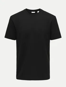 Basic T-Shirt Schwarz XXL - ONLY & SONS - FashionsVida