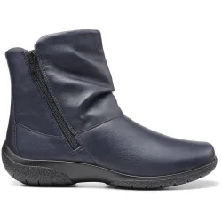 Women's Extra Wide 'Whisper' Ankle Boots in Navy Size: 5.5 - Navy - Size: 5.5
