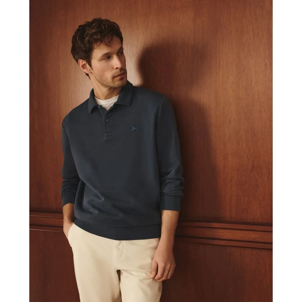 Sudadera de hombre con cuello de polo - Lloyd's - FashionsVida