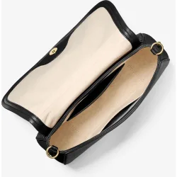 Bolso de hombro transformable nolita mediano de piel granulada