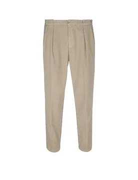 Pantalon en velours côtelé PORTOBELLO crème 46 - Briglia - FashionsVida