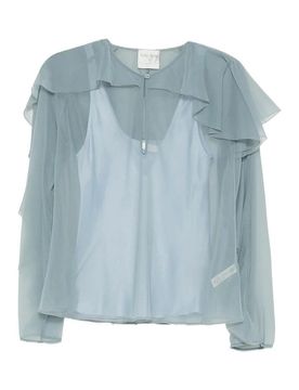 Camicia voile ciottolo