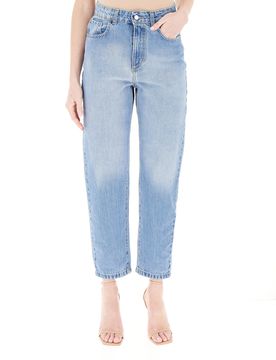 Jeans straight leg BLU CHIARO M