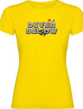 Maglietta A Maniche Corte Da Donna Diver Below - Kruskis - FashionsVida