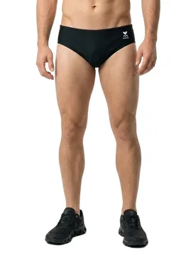 Durafast Elite Solid Racer Swimming Brief Black 36 Men - TYR - FashionsVida