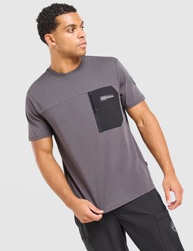 Mens Maglia Selk Pocket - Grigio, grigio grigio Uomo taglia XL