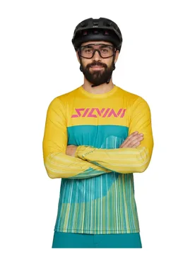 Maglia Da Enduro A Maniche Lunghe Md180 Ello Tiger / Olive - SILVINI - FashionsVida