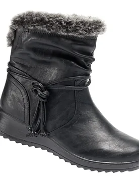 Kurzstiefelette "Hilde" 38 schwarz - wonderwalk - FashionsVida