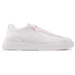 Hugo Mens Blake Trainers - White Leather - Size Uk 10