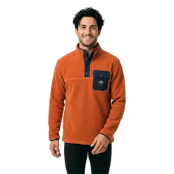 Sweat à Demi-zip Fuji Mango Orange S