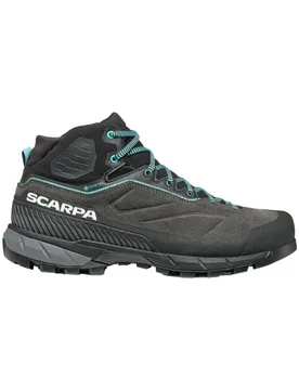 Chaussures d'approche polyvalentes en GORE-TEX® - Rapid XT Mid GTX W Shark Aqua en Cuir - Taille 39 - Gris - Scarpa - FashionsVida