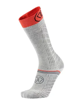 Chaussettes Longues Ski Merino Performance Grey / Coral EU 39-40 Homme