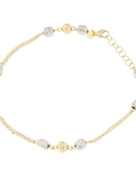 Bracciale Donna Oro Giallo Bianco GL100669