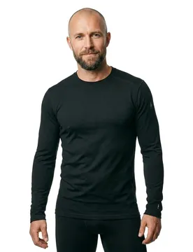 T-shirt à Manches Longues Merino 250 Crew Reconditionné Black 2XL