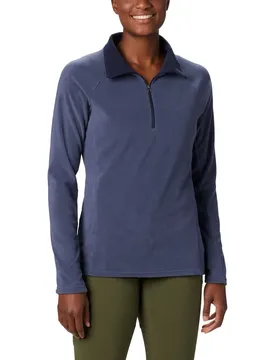Glacial IV Half Zip Damen Rollkragenpullover, blau L