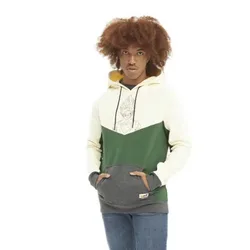Sweat à Capuche Dragon Ball Z Goku Saiyan Off White / Green / Heather Grey M Homme