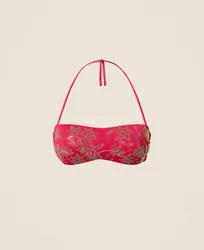 Haut de maillot de bain bandeau avec cabochons