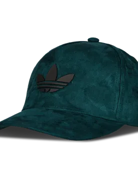 Suede Unisex Caps - Green - Size M/L - Suede - Green - Size: Medium - Adidas - FashionsVida