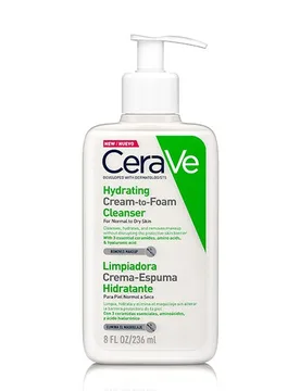 Limpiadora Crema-Espuma Hidratante - CeraVe - FashionsVida