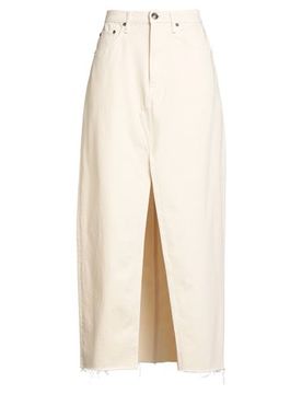 Jeansrock Damen Cremeweiß 26,27,28 Damen