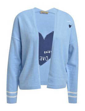 OPEN CARDIGAN WITH INTARSIA female