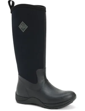 Womens Arctic Adventure Wellingtons - Black Neoprene - Size Uk 8 - MUCK BOOTS - FashionsVida