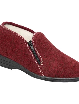 Hausschuh "Wolle" rot 40 Damen - walzvital - FashionsVida