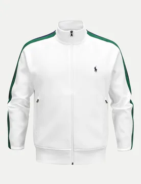 Polo Leichte Sweatjacke mit Reißverschluss Weiß M - Ralph Lauren - FashionsVida