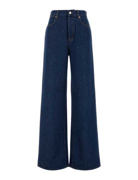 GUCCI Wide Leg Denim Pants