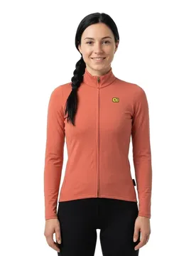Maglia A Maniche Lunghe R-ev1 Warm Race 2.0 Pink Baroque