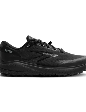 Divide 6 Trail Running Shoes Black / Black / Primer Grey UK 7 Women - Brooks - FashionsVida