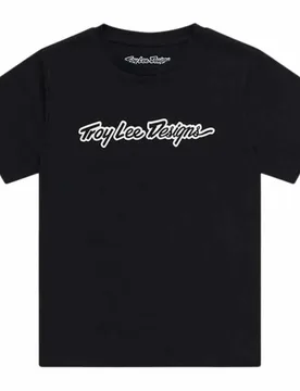 Troy Designs Maglietta A Maniche Corte Signature Black - Lee - FashionsVida